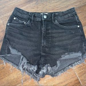 Zara high-waisted Jean Shorts